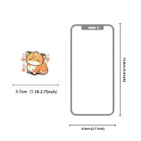 30pcs Pegatinas De Gato Naranja Grande Y Energetico Kawaii Para Decoración De Diarios Tazas Portátiles Y Scrapbooks Estilo Collage - details 3