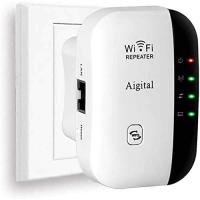 Repetidor WiFi extender 300Mbps de red WiFi, Mini extensor de rango inalámbrico, amplificador Ap, inalámbrico Booster N 2,4 GHz, enchufe Universal de la UE (N300, puerto LAN, WPS) - details 0