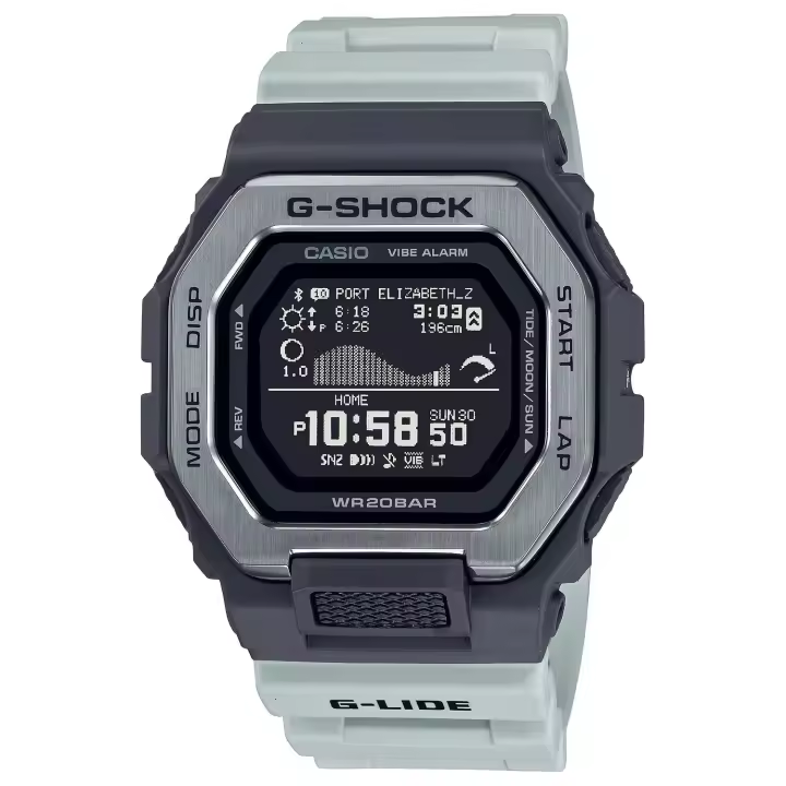 Reloj deportivo hombre Bluetooth Casio G-Shock G-Lide GBX-100TT-8JF JDM Smartphone Link/App 200m WR Hora Mundial resistente a los golpes JDM (mercado interior japonés) - 1