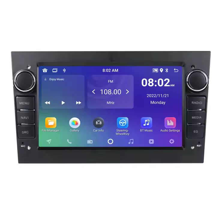 Radio De Coche Para Opel Astra H J 2004 Vectra Vauxhall Antara Zafira Corsa C D Vivaro Meriva Veda Con Wireless CarPlay Auto Multimedia 7 Pulgadas - 1