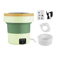 Máquina De Lavar Portátil De 7L Plegable Pequeña Con Modos Automáticos Cesta De Ropa Máquina De Lavar Para Viajes Y Uso Doméstico - details 6