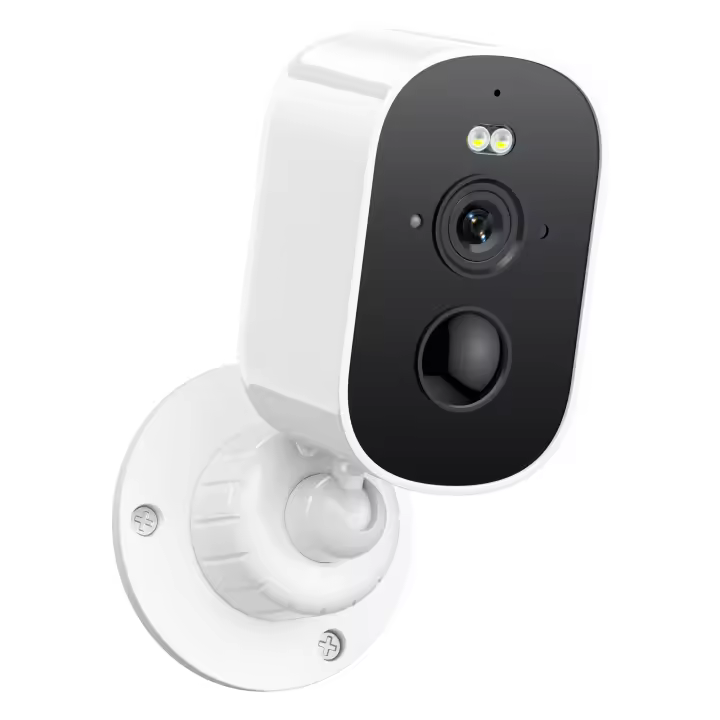 Cámara IP WIFI 4MP Batería Recargable Seguridad Al Aire Libre Vigilancia De Video 1080P HD Detección De Movimiento Humano Monitoreo De Bebé iCSee Negro - 1