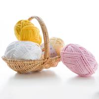 Hilo De Lana Para Tejer DIY Color Claro 50g 1Ply 3.5mm 60M Grueso Para Crochet Suéter Amante De La Bufanda Gorro Edredón - details 0