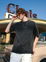 Camiseta Hombre Anime Impresión Harajuku Manga Estilo Vintage Lavado Acido Talla Oversize Verano Casual Cuello Redondo - details 13