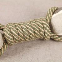Juguete Interactivo Para Perros De Tamaño Medio Y Grande Con Correa De Algodón Y Bola De Tenis Dumbbell Juguete De Masticar Para Entrenamiento Y Diversion - details 4