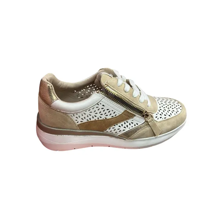 Deportivo casual señora - Marca: Perversa - Modelo 425 - Materiales: Polipiel, Sintético - Colores: Verde, Camel, Beige - 1