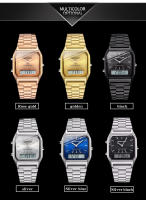 Reloj Deportivo De Lujo Para Hombres Y Mujeres SANDA Estilo G Dual Display LED Digital Y Analógico Acero Inoxidable Resistente Al Agua Cronógrafo Luminoso - details 3