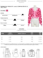 Cardigan Sweater Para Mujer Estilo Casual Con V-Neck Botones Manga Larga Suéter De Punto Cálido Y Moderno De Y2K Para Otoño - details 0