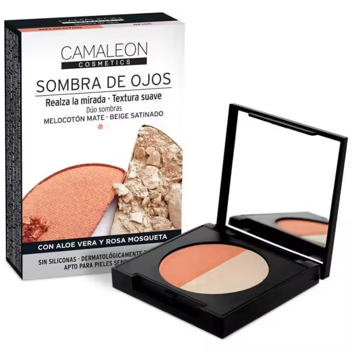 Camaleon Sombras De Ojos Beige Y Melocotón 2X2.3G - 1