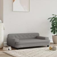 vidaXL Cama para perros de cuero sintético 90x53x30 cm Color Capuchino,  Crema,  Gris y mas - details 2