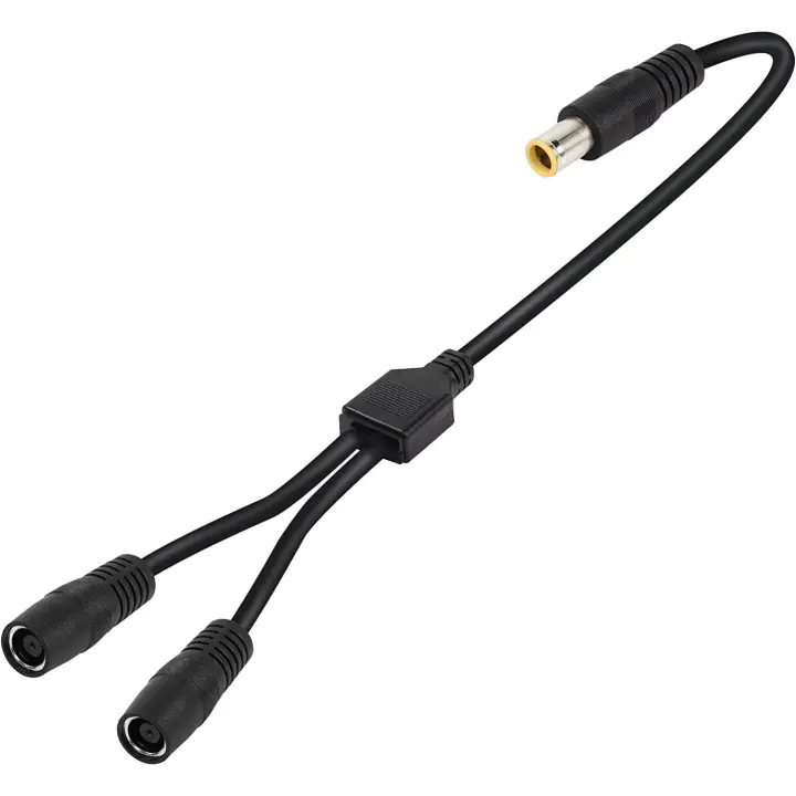 Aplicable a la carga dos en uno del panel solar Dianxiaoer con cable de conexión de cobre puro de dos hembras de 1 cm DC7909 - 1