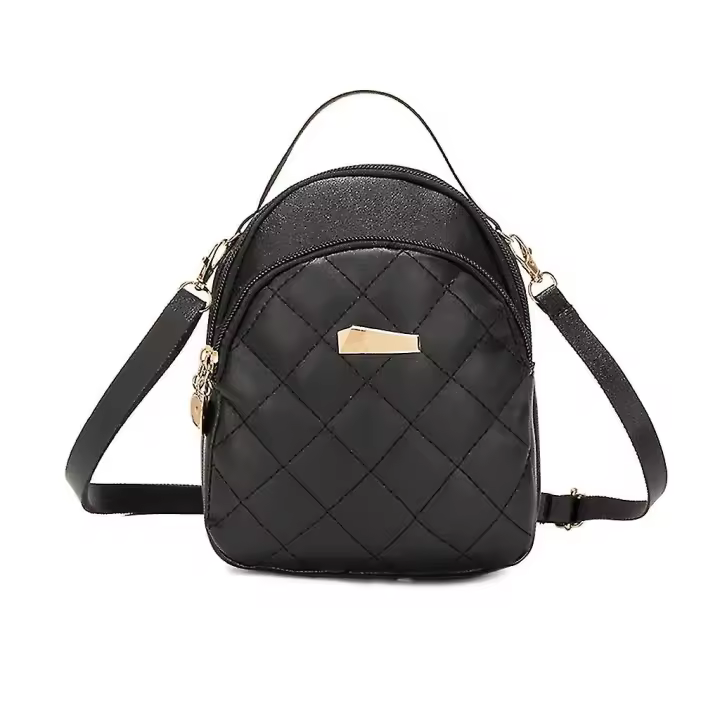 Mochila informal para niñas, mochila de cuero sintético para mujeres, mochipa - 1