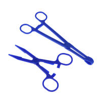 Aguja De Hemostasia Médica De Plástico Con Bocadillo Fino Pinzas Quirúrgicas Para Algodón Y Esponja Herramienta De Primeros Auxilios Al Aire Libre - details 5