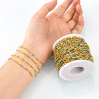 Cadena De Acero Inoxidable Con Esmalte Para Joyería DIY 1 Metro Accesorios Para Collares Y Pulseras Hecho a Medida - details 6