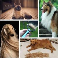 Peine Para Mascotas Desplumador Para Perros Y Gatos Herramienta De Desenredado Para Peluquería De Animales Reducción De Pelo Flotante Previene El Enredo Del Pelo - details 17