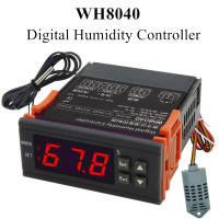 Controlador De Humedad Digital WH8040 Instrumento De Control Electrónico Regulador Sensor Higrómetro 1-99% 12V 24V 220V Para El Hogar - details 0