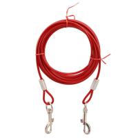 Correa Para Dos Perros 3M/5M/10M Antideslizante Y Anti-Mordida Cable De Atadura De Acero Inoxidable Para Grandes Perros Lea De Exterior Doble Cabeza - details 6