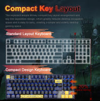 Teclado Mecánico De Juego Blizzard YGM1 USB Con Cable Desmontable De 89 Teclas Para Laptop Y Pc Compatible Con Tablet Y Computadora - details 7