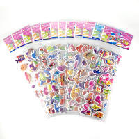 12 Hojas De Pegatinas De Mariposa Pez Delfín Para Niños Decoración De Dormitorio Niño Niña Regalo DIY Scrapbook Stickers - details 9