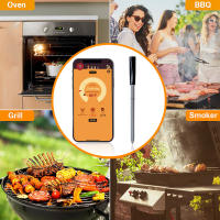 Termómetro De Carne Inalámbrico Para Horno Asador Barbacoa Cebollero Rotisserie Digital Inteligente Bluetooth Accesorio De BBQ - details 2