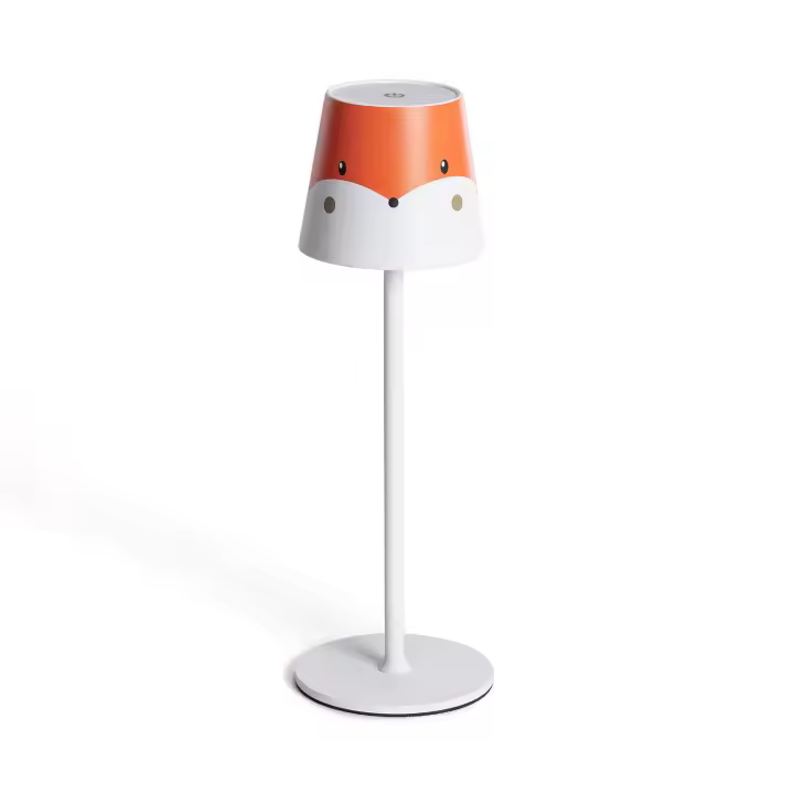 Ledkia Lámpara de Mesa LED Portátil de Metal con Batería USB Recargable Anisa Kids Amarillo - 1