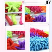 JJYY Duster De Pluma Largado De Acero Inoxidable Con Chenillo Duster Telescópico Multifuncional Para El Hogar 1PC - details 3