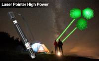 Puntero láser verde de larga distancia, linterna táctica de larga distancia con enfoque ajustable verde, interfaz USB, adecuada para interacción con mascotas/escalada/caza/reunión - details 2