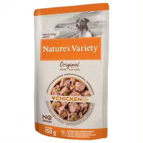 Nature`s Variety Original Adult Mini Pollo Paté Para Perros 150 Gr - 1