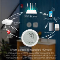 Sensor De Temperatura Y Humedad Moes Con Pantalla LCD Control Remoto ZigBee Hub Gateway Tuya Smart Para El Hogar Inteligente - details 7