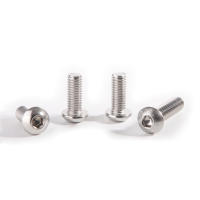 Tornillos De Cabeza Redonda a Rosca Hexagonal De Acero Inoxidable 316 A4-70 M3-M12 Tamaños Variados Para Metalworking Y Fabricación De Maquinaria - details 4