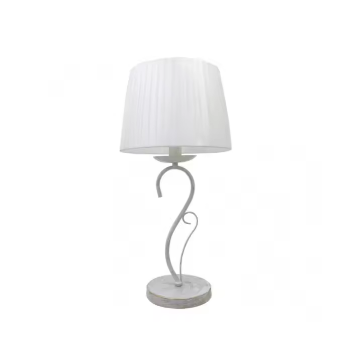 Fabrilamp - Sobremesa Amsterdam 1xe14 Blanco/oro 50x25x25 Cm - 1