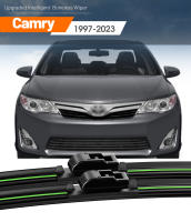 2pcs LimpiaParabrisas Delantero Para Toyota Camry XV20 XV30 XV40 XV50 XV70 1997-2023 Plegables En Seco Natural De Goma Accesorios De Ventanas - details 0