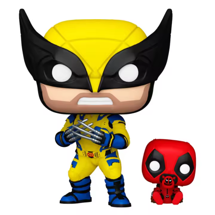 Figura Pop Marvel Deadpool & Wolverine - Wolverine With-Figura de Vinilo Coleccionable - Idea de Regalo- Mercancia Oficial - Juguetes para Niños y Adultos - Movies Fans - Muñeco para Coleccionistas y Exposición - 1