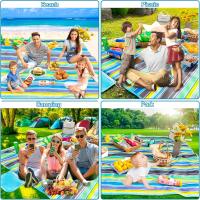 Manta de picnic impermeable de 150x180 cm, Tapete de picnic portátil, Tapete de picnic plegable, adecuado para Fiestas de picnics, campamentos, Viajes al Aire Libre, Playa - details 2