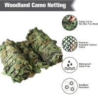 Malla De Camuflaje Para Caza 3Mx5M/4Mx6M Manto De Entrenamiento De Bosque Cubierta De Coche Protección Solar Sombra De Camping Teléfono De Privacidad - details 0