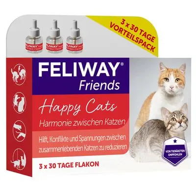 Feliway Friend Recambio 3x48 ML - Difusor para casa para Peleas de Gatos - 1