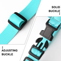 Harnés De Nylon Para Perros Y Gatos Con Colchón Ajustable Suave Para Exterior No Pull Para Bulldog Francés Chihuahua Perro Pupusa Color Negro/Azul/Rosa Tamaños XS/S/M - details 7
