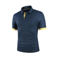 Camisa Polo Para Hombre Manga Corta Color Contraste Moda Casual Verano Ropa Streetwear Top Regular Polyester Antipelusa - details 4