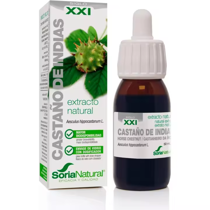 Soria Natural Extracto Castaño de Indias - Apoyo para la Circulación y Piernas Cansadas - 50ml - 1