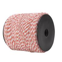 Cable De Valla Eléctrica 500M Blanco Y Rojo Alambre Conductivo De Acero Inoxidable Para Ganadería Roll De Alambre De Valla - details 7