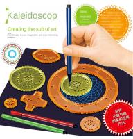 Juego De Dibujo Spirograph 27Pcs Con Círculos Interlockeados Y Bolígrafos Accesorios De Pintura Diseños Espirales Regla Geométrica Juguetes Para Niños - details 11