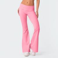 Pantalones Largos Para Mujer Leggings Elásticos De Talla Alta Estilo Athleisure Yoga Fitness Pantalones Bell Bottoms Para Verano - details 37