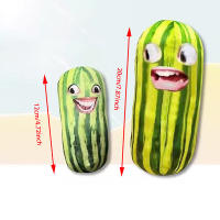 Llavero De Peluche En Forma De Sandía Divertida Creativa Muñeco De Fruta Para Bolso De Mujer Y Mochila De Niños Regalo De Cumpleaños Accesorios - details 0