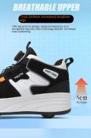 Zapatos Para Niños Y Estudiantes Con Ruedas Invisibles Y Cuatro Ruedas Deportivos Y De Exterior Para Niños Y Niñas Tallas Grandes Cómodos Para Caminar Y Jugar - details 10