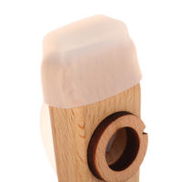 1Pc Flauta De Madera Kazoo Fácil De Aprender Y Jugar Para Principiantes Instrumento De Accompagnement Simple - details 4