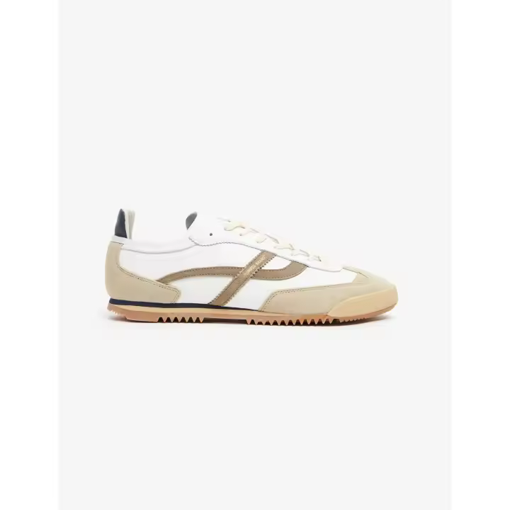 ZAPATILLAS POMPEII KITE LEATHER ECRU KHAKI - 1