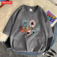Camiseta De Hombre Con Estampado De Flores En Primavera Camiseta Gráfica Divertida De Alta Calidad Para Exterior Camisetas Casuales De Algodón Manga Corta Para Verano - details 24
