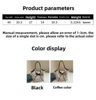 Bolso De Hombro Para Mujer De Gran Capacidad 2025 Nueva Moda Casual Simple Para Clase Y Comuting Bolso De Mano Satchel - details 0
