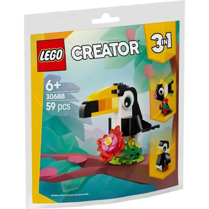 LEGO POLYBAG 30688: Tropical Toucan paper bag - 1