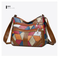 Bolso Bandolera Vintage Elegante Para Mujer Bolso De Mano De Moda Con Multi-bolsillos Bolso De Hombro Retro Para El Día a Día - details 9